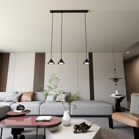 Emibig modern függeszték elit fekete arany emi1330/3