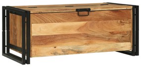 Kávézóasztal - 90x50x38 cm Tömör Akácfából