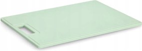 Vágódeszka, műanyag, zöld, 38 x 28 x 0,85 cm