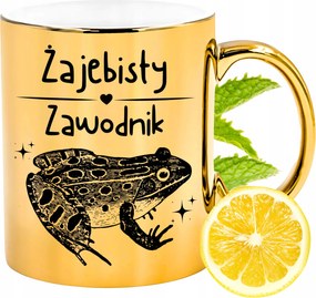 Prémium Arany Csillogó Bögre Játékosoknak Ajándék Nyomtatott Fotóval