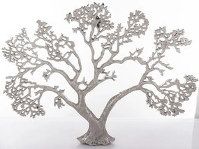 Loyd design rusztikus ezüst életfa fém falra szerelhető faldekoráció 45x59x2,5cm