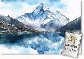 Fotótapéta Flizelina Tájkép Tó Fjord Hegy Csúcs Hó 150x105 ragasztó