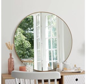Atmosphera Atmosphera - Fali tükör ALICE átm. 76 cm arany P6627