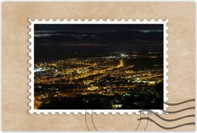 Poszterek 90x60 Tájkép éjszakai felvételen