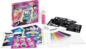 Kreatív festékszóró készlet, csillámos, MAPED CREATIV Airbrush Maker Glitter (IMAC906990)