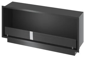 InFire - Beépített BIO kandalló 49,4x124,4 cm 6kW fekete