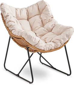 Pihenőfotel bézs színben FIN