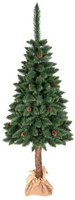 Karácsonyfa tönkön fenyőtobozokkal 220 cm