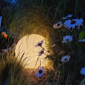 LED RGBW Fényerőszabályozható kültéri lámpa GLOBO 1xE27/9W/230V Ø 40 cm IP44