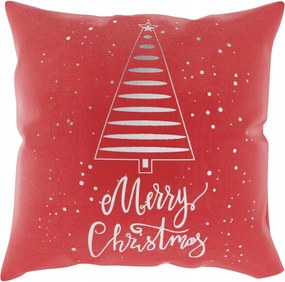 Karácsonyi Párnahuzat 45x45 Tree Piros-ezüst