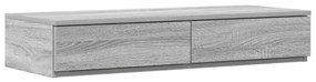 Ágy Fiókok Szürke Sonoma 100x36,5x16,5 cm Mérnöki Fa