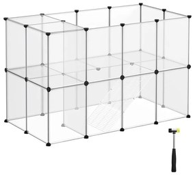 kisállat ketrec lépcsővel, 143 x 91 x 73 cm