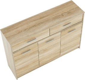 Komód 3D2S, sonoma tölgyfa, TEYO