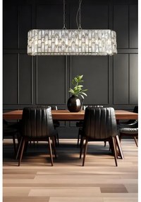 Searchlight 65818-8AB - Láncos csillár BIJOU 8xE14/40W/230V