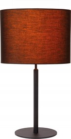 Éjjeli lámpa lámpaernyővel fekete klasszikus Lucide hálószoba nappaliba