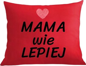 Párna párnahuzat Anyák napja Anya jobban tudja