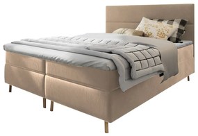 LANTA kárpitozott boxspring ágy, 160x200,  kronos 27