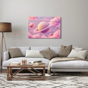 Kép - Rózsaszín bolygó (90x60 cm)