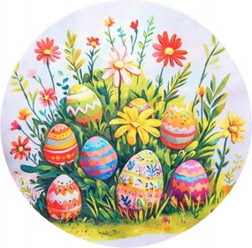 Húsvéti szalvéta húsvéti tojásokkal, Húsvéttával 30 cm, színes