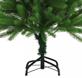 zöld műkarácsonyfa élethű tűlevelekkel 120 cm
