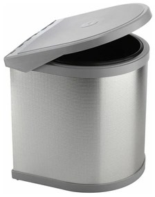 Beépíthető fém szemetes 10 l Ring - Elletipi