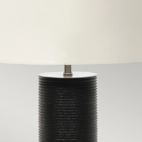 Elstead Lighting Ripple RIPPLE-TL-BLK-W Asztali lámpa 1x60W/E27