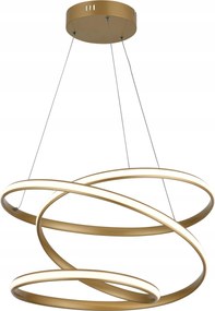 Arany színű Rollercoaster LED-es fényfüzér, ideális a nappaliba