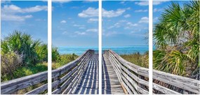 Vászonkép Modern faliképek a nappaliba Tájkép 80x160