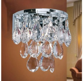 Orion WA 2-1369/2 - Fali kristály lámpa CELESTE 2xG9/40W/230V króm