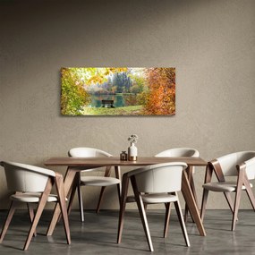 Egy tó képe (120x50 cm)