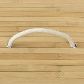 Bambusz szennyestartó kosár 72 l fedéllel és zsákkal