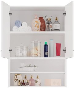 Pola mini DK felső fürdőszoba szekrény, fehér