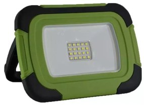 V-Tac LED Újratölthető reflektor SAMSUNG CHIP LED/10W/3,7V IP44 4000K zöld VT0730