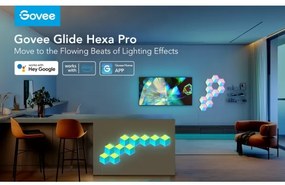 Govee - KÉSZLET 10x LED Lámpa Glide Hexa Pro LED Smart RGBIC Wi-Fi