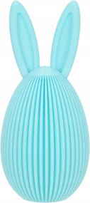 Húsvéti tojás figura fülekkel kicsi türkizkék