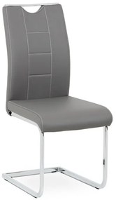 Szürke Ekobőr Étkezőszék. DCL-411 GREY