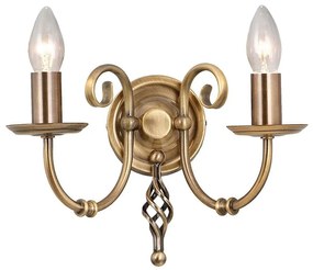 Elstead - Fali lámpa ARTISAN 2xE14/60W/230V arany