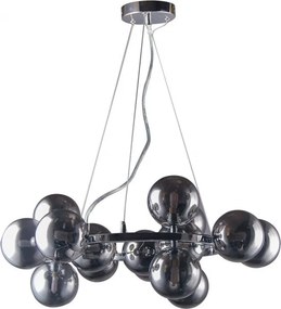 Italux glamour modern függeszték marbelio króm füstös itxpnd-6161-15 ch+sm