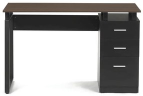 Irodai Íróasztal 120×60 cm, Melamin, Dió. APC-3218 OAK