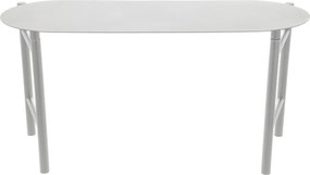 Világosszürke fém kerti pad Disc – Zone