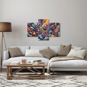 Kép - Színes graffiti (90x60 cm)
