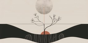 Poszter 91,3x44,5cm Téli Hold