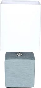 Globo 21676 Asztali lámpa kerámia szürke, textil fehér, LxBxH:130x110x290, exkl. 1xE14 40W 230V