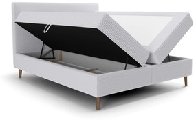 Egyszemélyes ágy 120 cm Napoli Bonell (szürke) (ágyráccsal, tárolóhellyel). 1082439