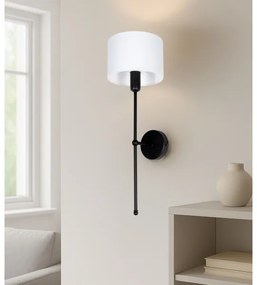 Fali lámpa MADELA 1xE14/40W/230V fehér/fekete