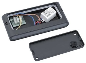 LED Kültéri fali lámpa FLOW LED/6W/230V IP54 fekete