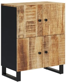 tömör mangófa tálalószekrény 4 ajtóval 60 x 33 x 75 cm