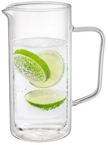4Home Double Hot&amp;Cool hőálló üvegkancsó, 1 l