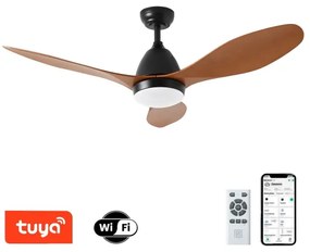 ZEVENTI - LED mennyezeti ventilátor MURO LED/18W/230V Wi-Fi Tuya + távirányító