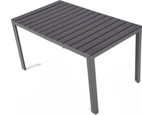 Furnigo Mainz 1+6 alumínium kerti bútor szett - fekete